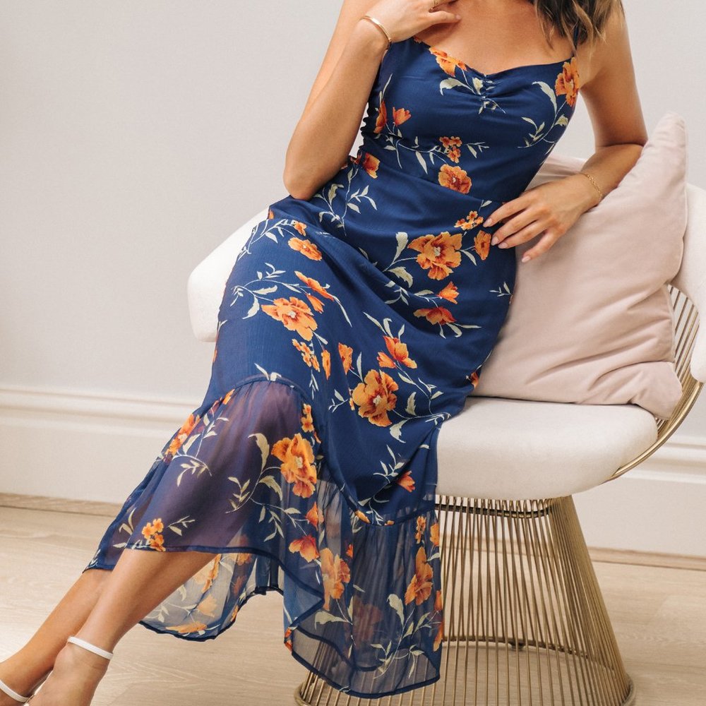 Cupshe Medium Floral Slip dress